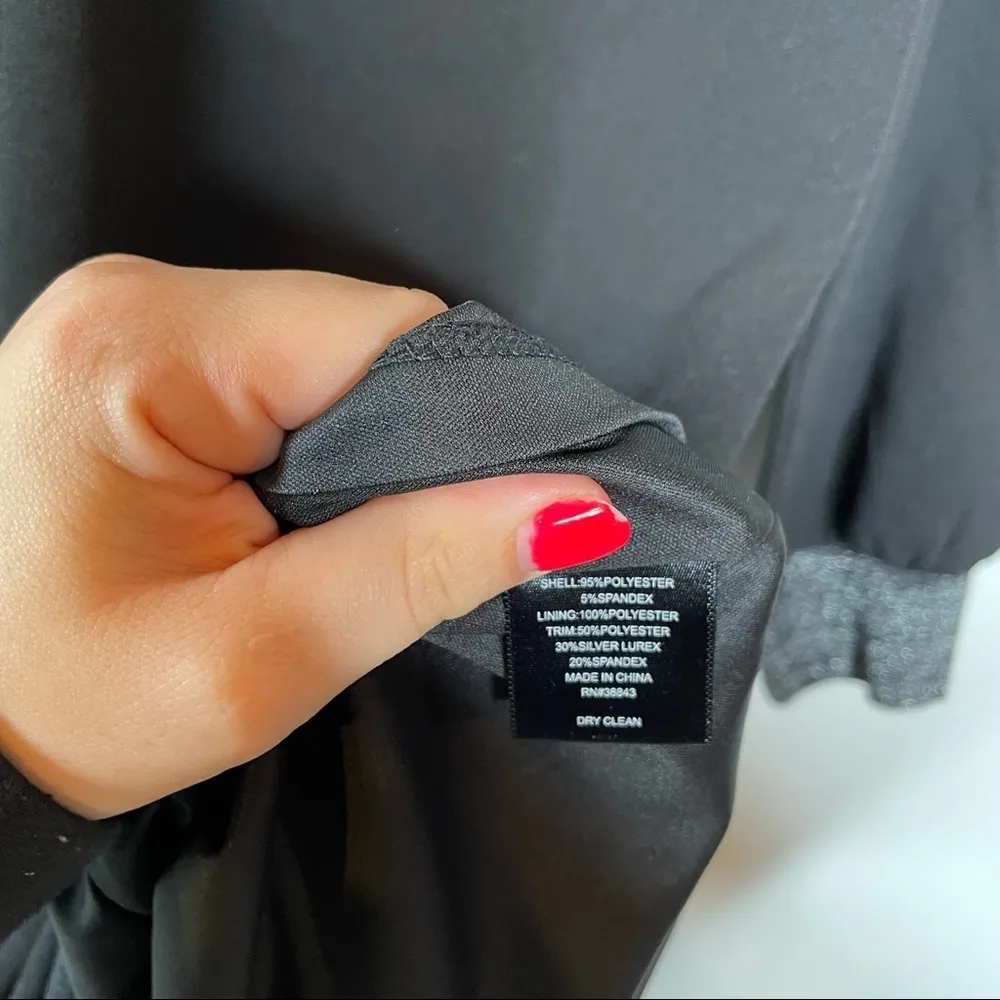 Sam Edelman Metallic Trim Shift Dress Size 0 - Image 7