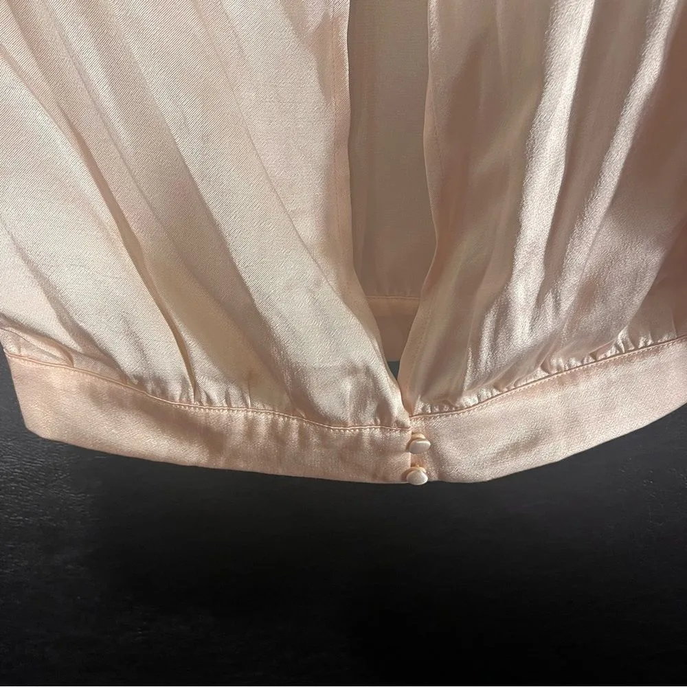 Do +‎ Be Pale Pink Crop Blouse Size Small - Image 7