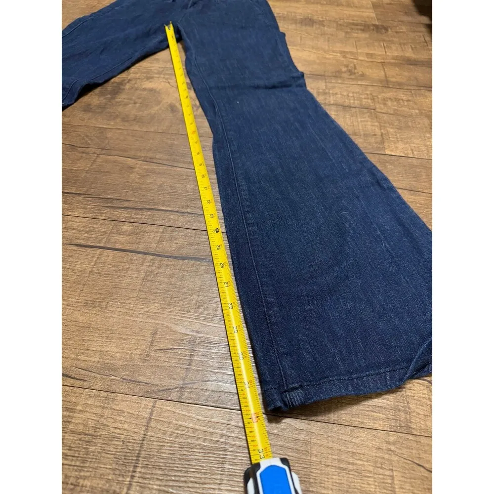 Vintage Dear John flare bell darkwash bootcut jeans - Image 7