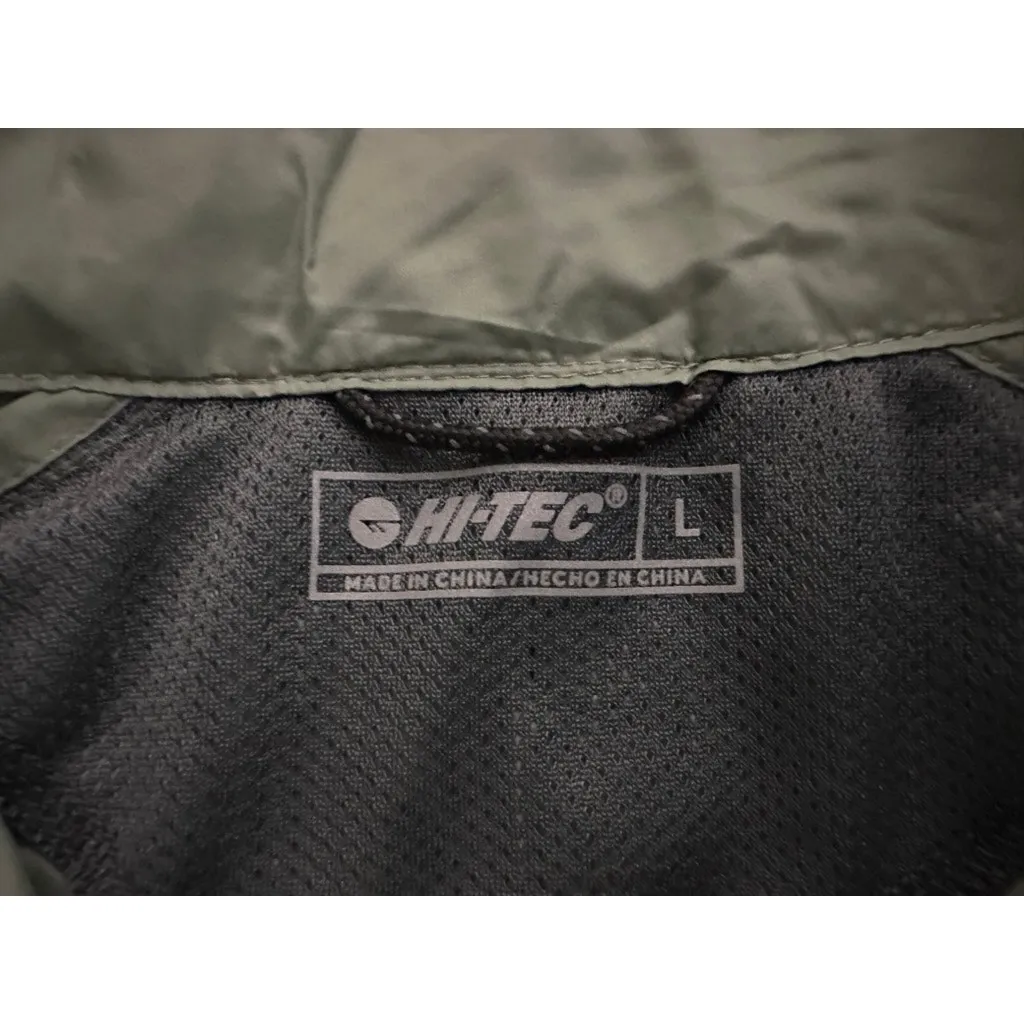 Hi Tec Women’s Ultra Light Packable Jacket Windbreaker size Large Olive - Image 8