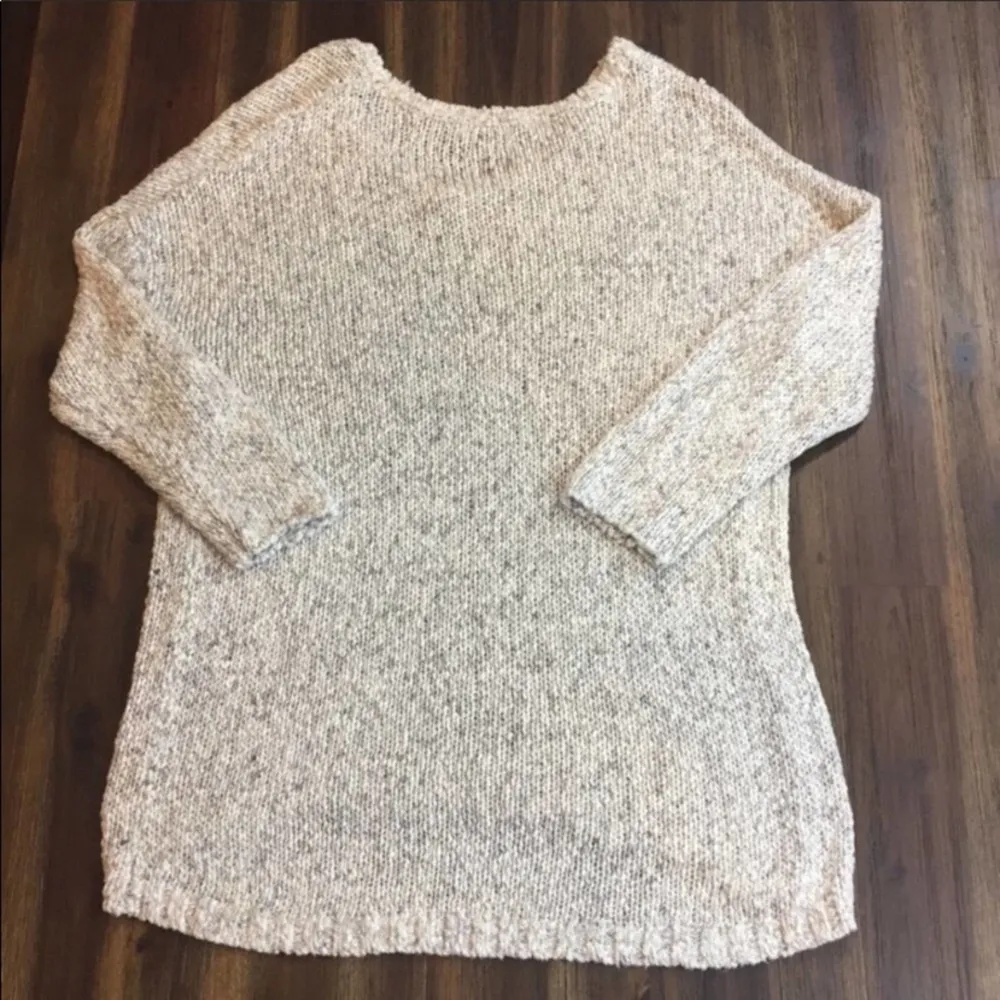 Lucky Brand Gray Marled Knit Sweater - Image 4