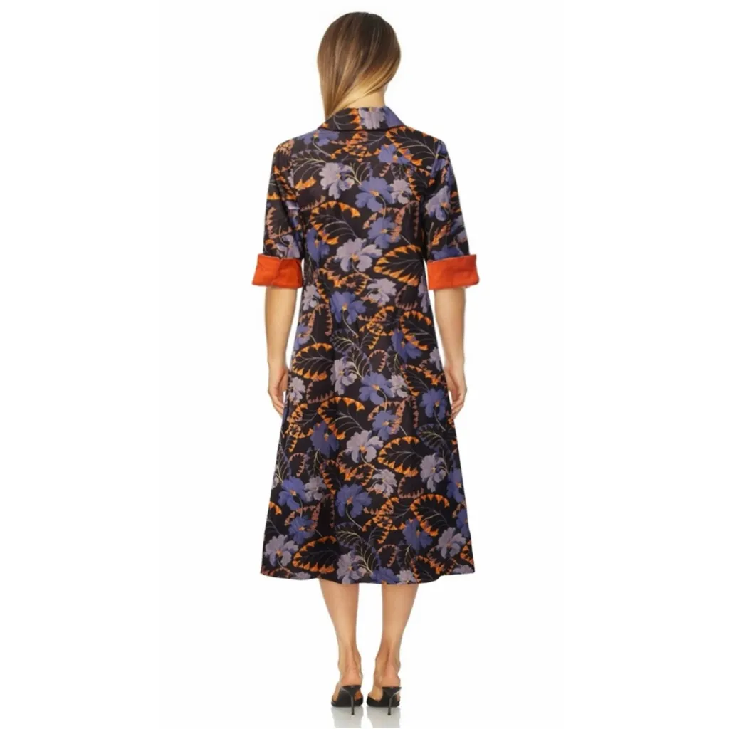 NWT Revolve x Perlavera Cassie Flora Midi Missy Fit Floral Dress - Image 5