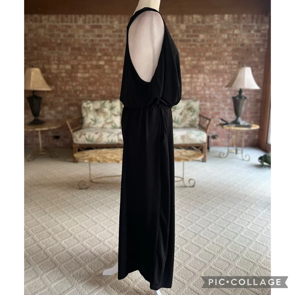Swimsuits for All Ava Jumpsuit Black Wide Leg Cropped Sleeveless Knit 18/20 chic Size undefined - Image 12