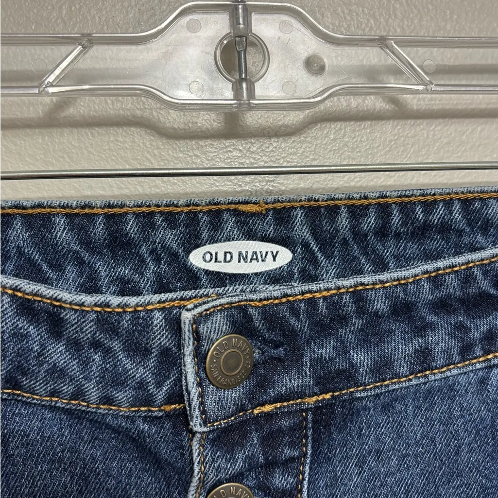 Old Navy A-Line Denim Alice Midi Skirt - Size 12 - Image 4