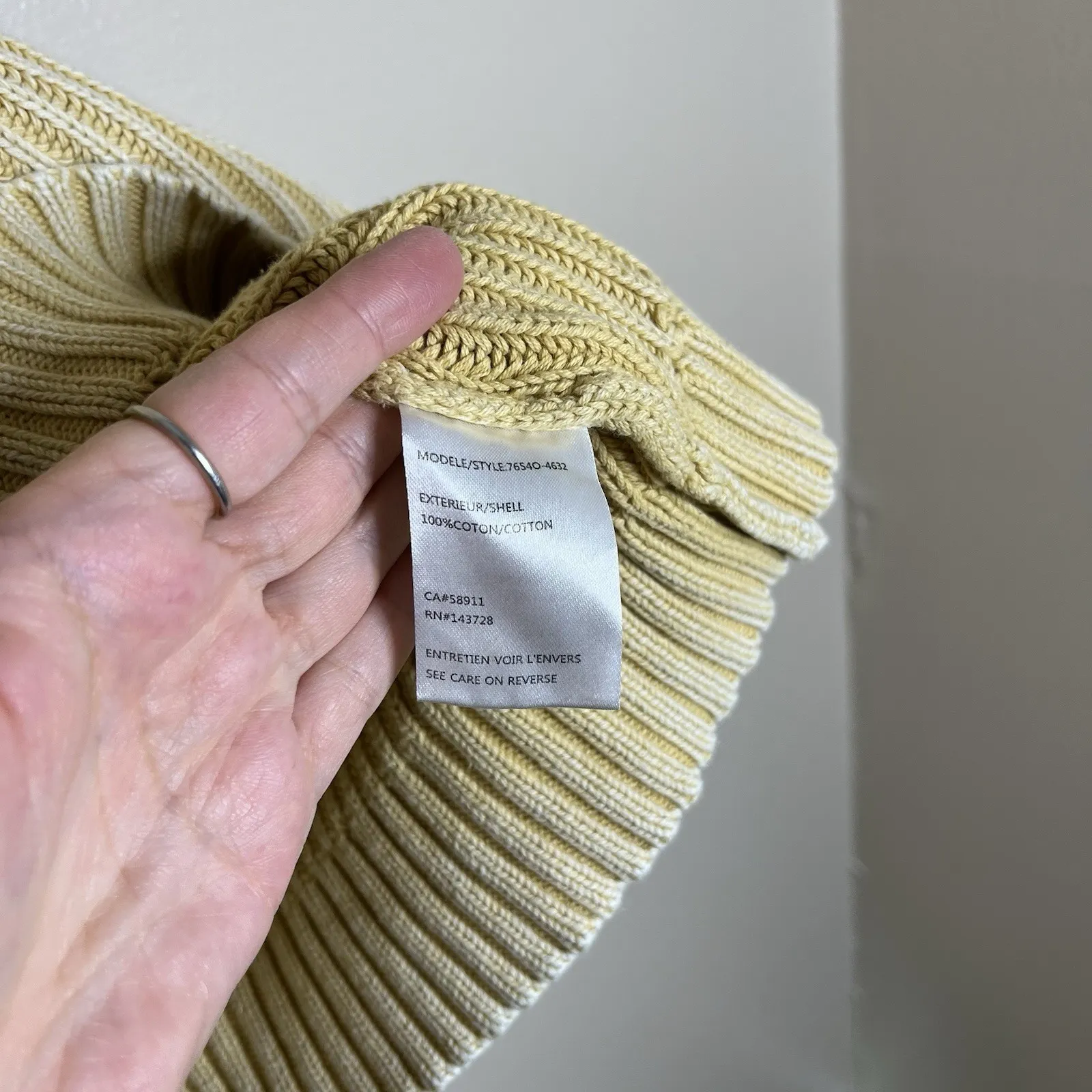 Women's Knit Sweater Vest Butter Yellow Boho Bohemian Preppy Soft Girl Chunky XL - Image 4