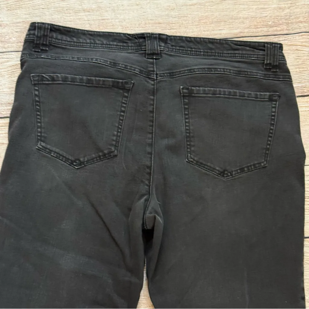 Democracy  Size 16 Black Denim Straight Leg Pants - Image 12