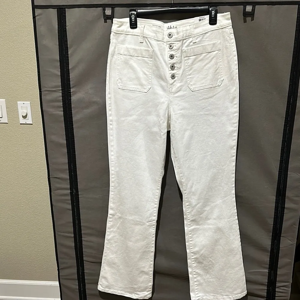 Style & Co. Women's White button front jeans - Image 4