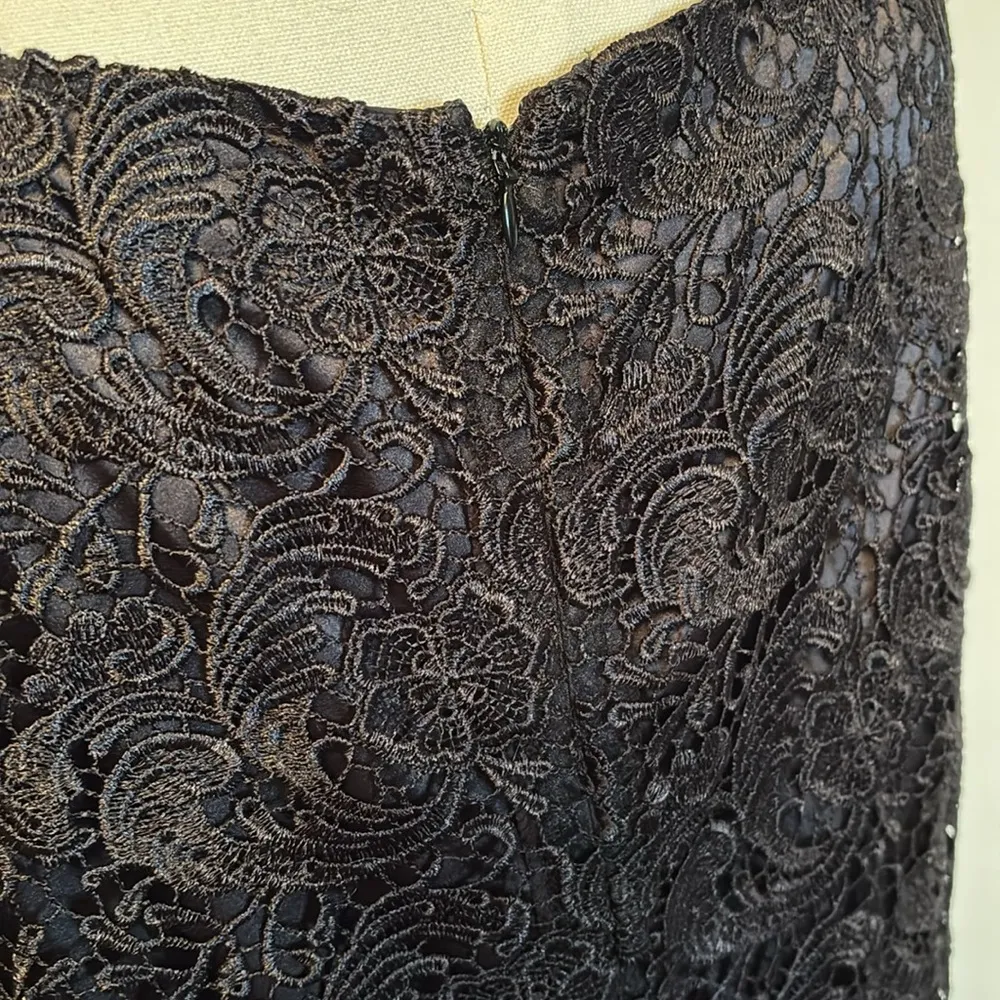 Tahari Arthur S Levine Luxe black fancy dress size 18 - Image 3