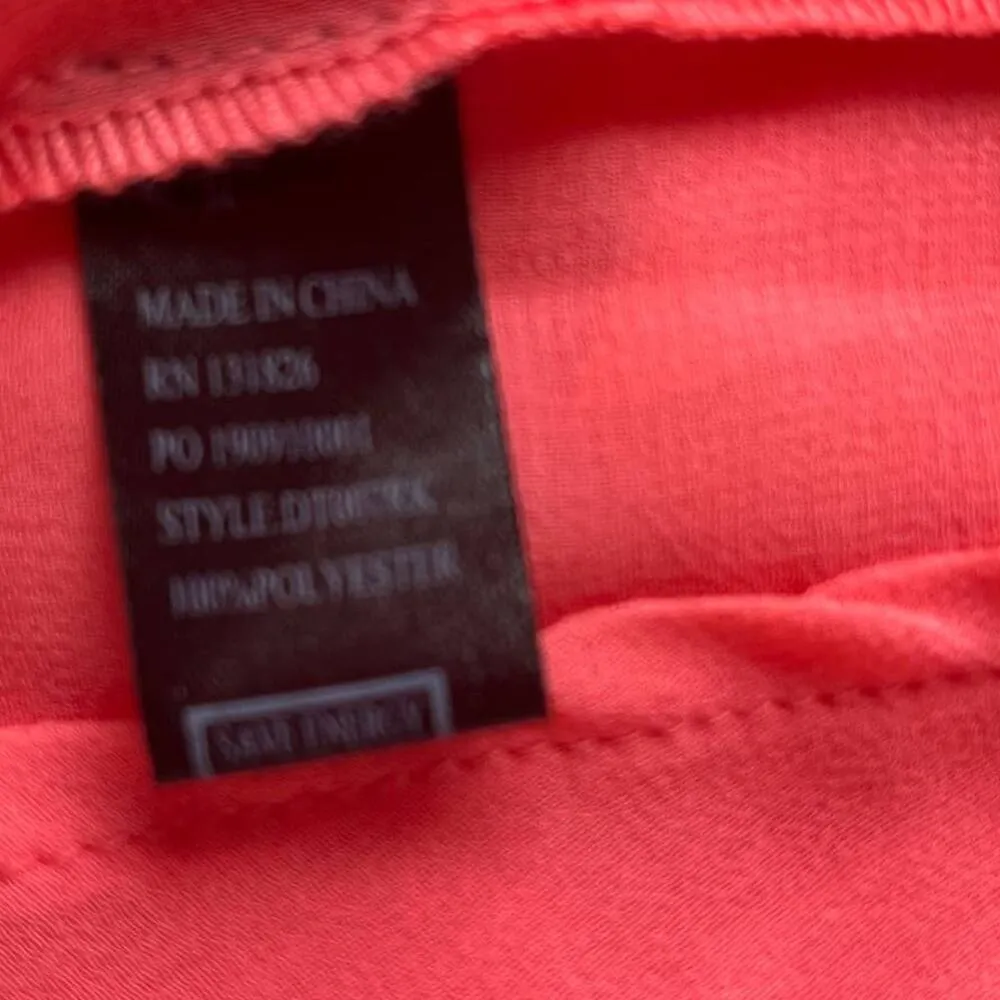 MAAC London Sheer Fringe Womens Top Sz L Y2K Festival Boho Coral Macrame Western Pink Size L - Image 11