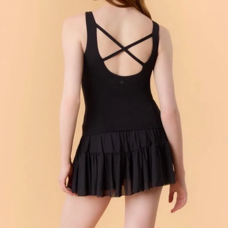 Blogilates Black Crisscross Back Tank Top Athletic Workout Athleisure Size Large - Image 5