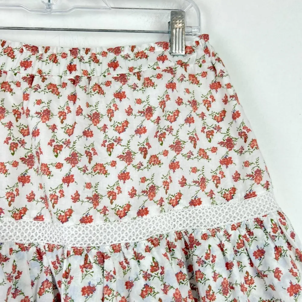 NWT Jennifer & Grace Floral Tiered Mini Skirt Size Small S NEW L2733 - Image 12