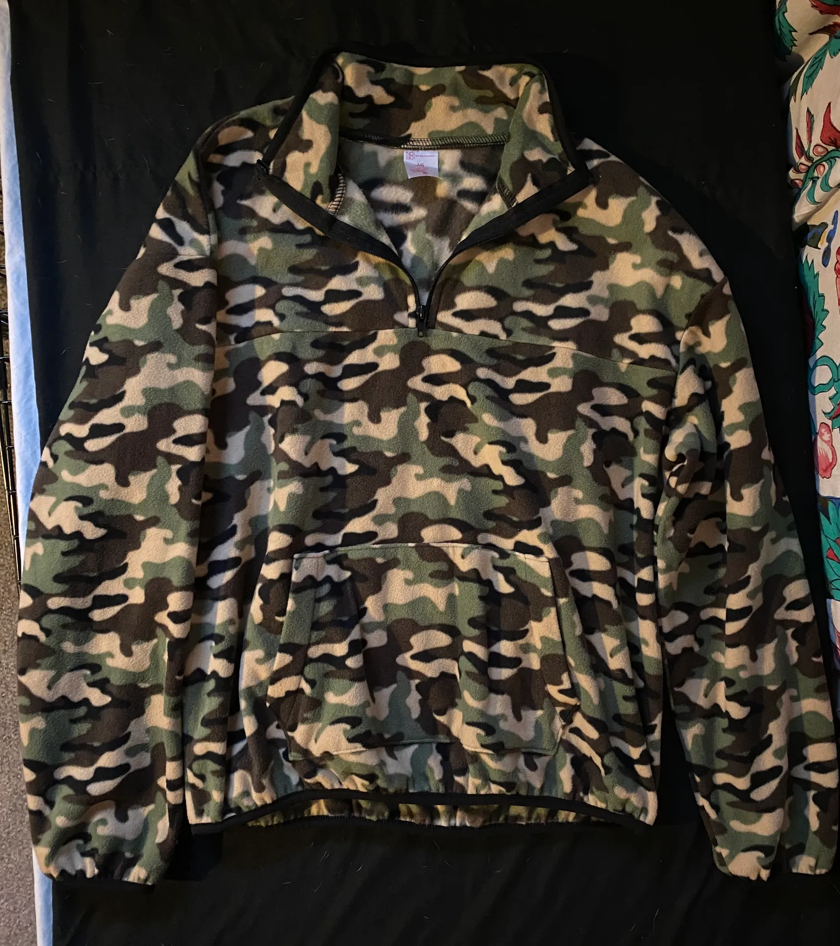 Camo Fleece Green Size L - Image 2