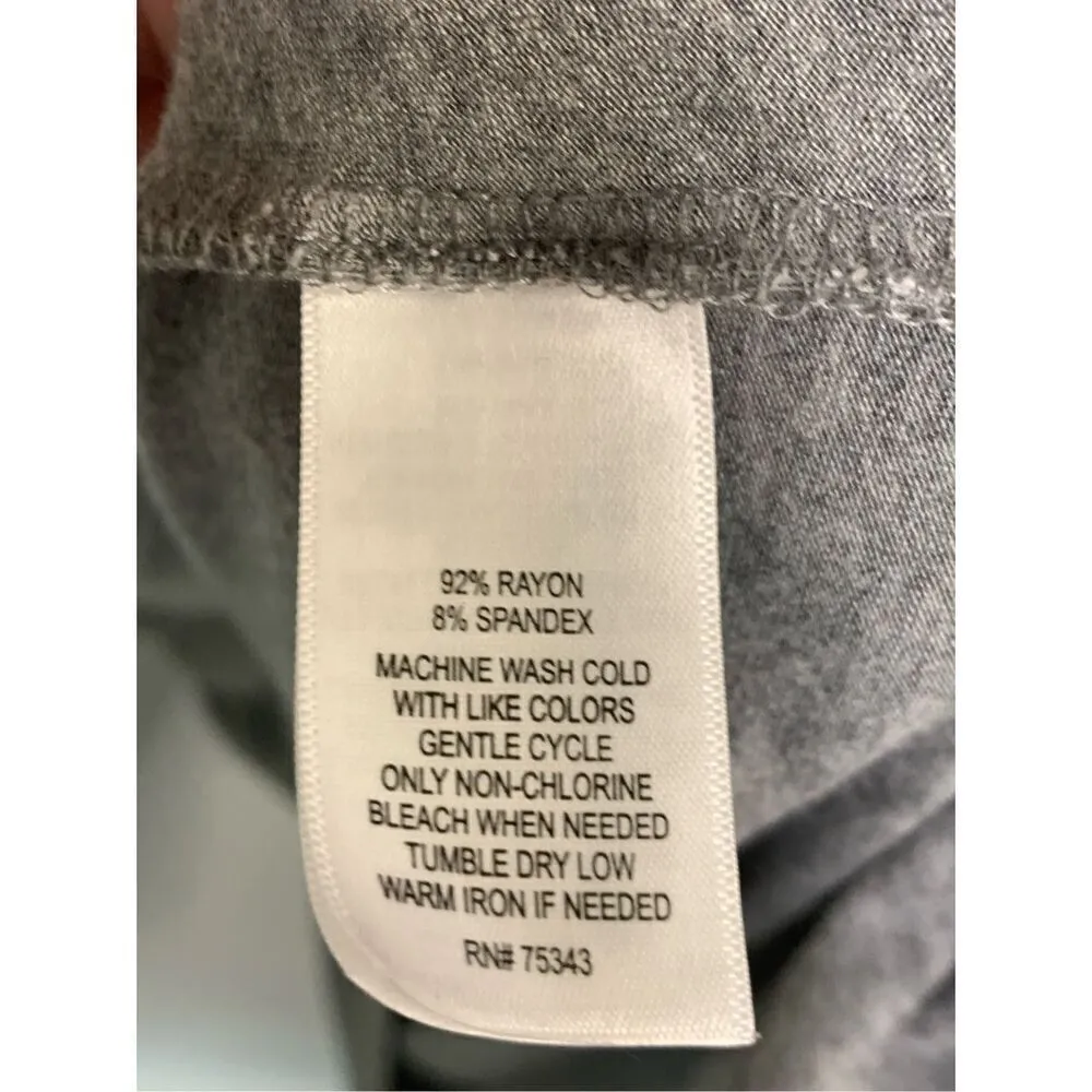 Kenar Women's Scoop Neck Sleeveless Pleated Mini Dress Gray Size Large - Image 3