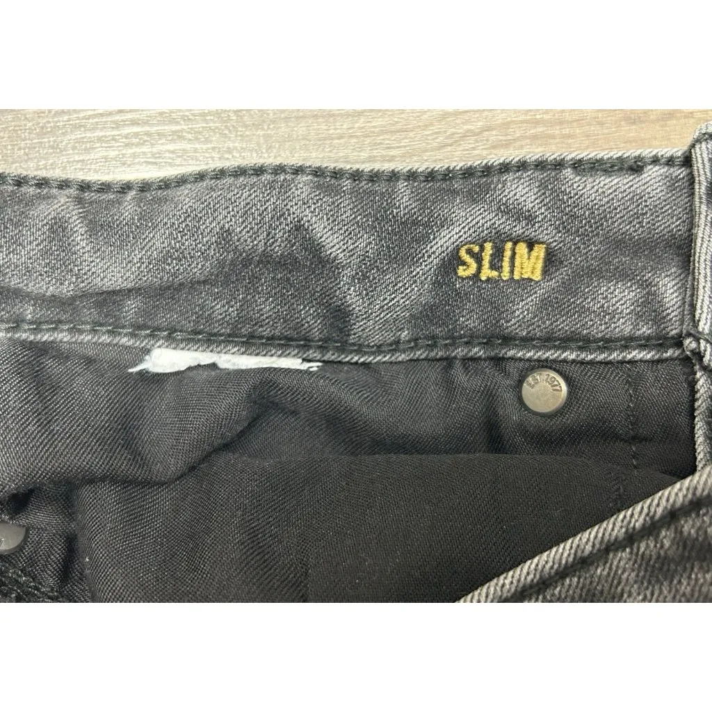 American Eagle Women's Jeans 29x28 Black 360 Degree Extreme Flex Straight Leg - Image 5