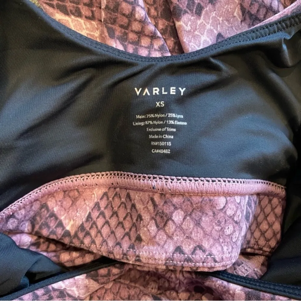 Varley Mesa Rose Snake Let's Go Shorts + Elsie Sports Bra - Image 9