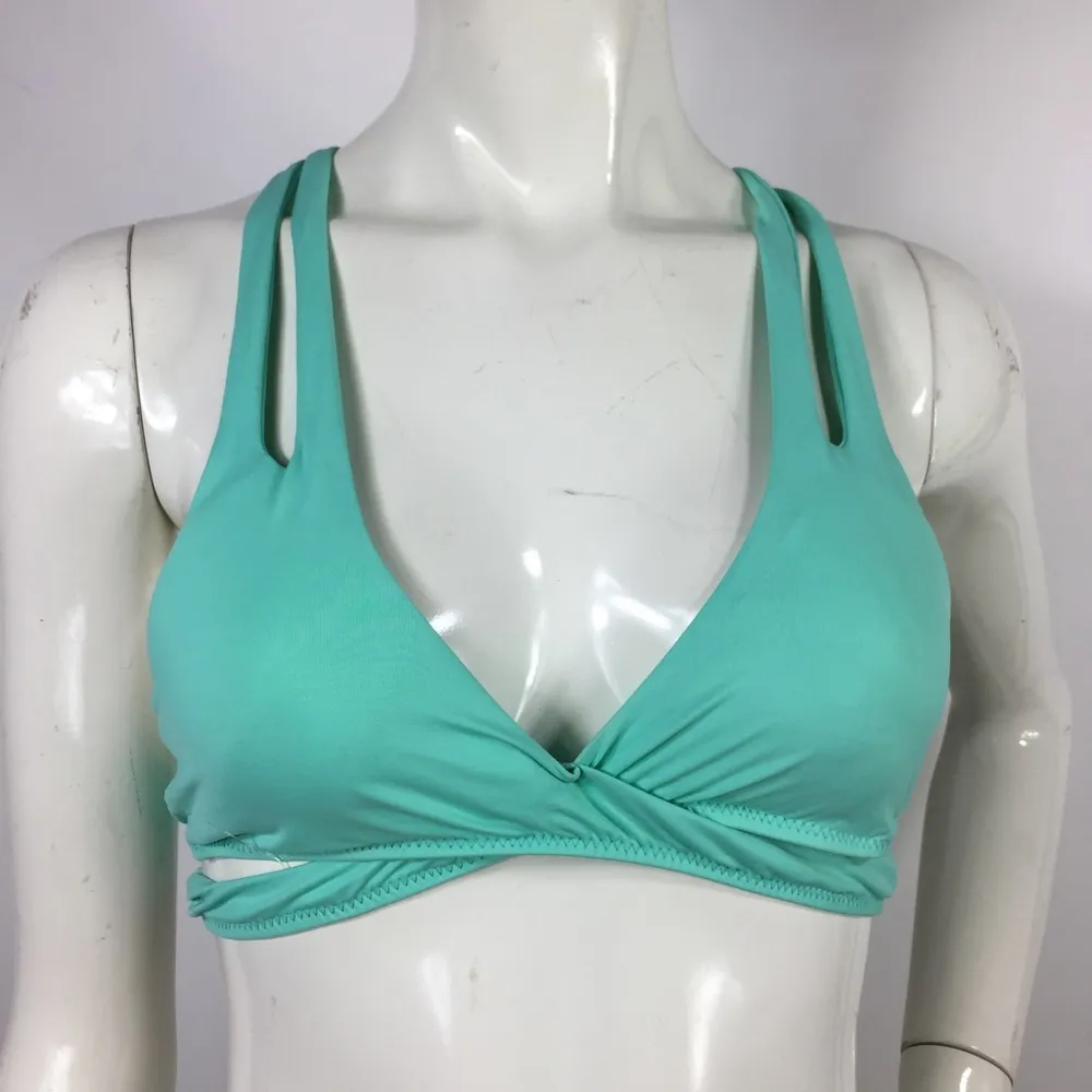 BECCA Strappy Lace Up Back Bikini Top S - Image 14