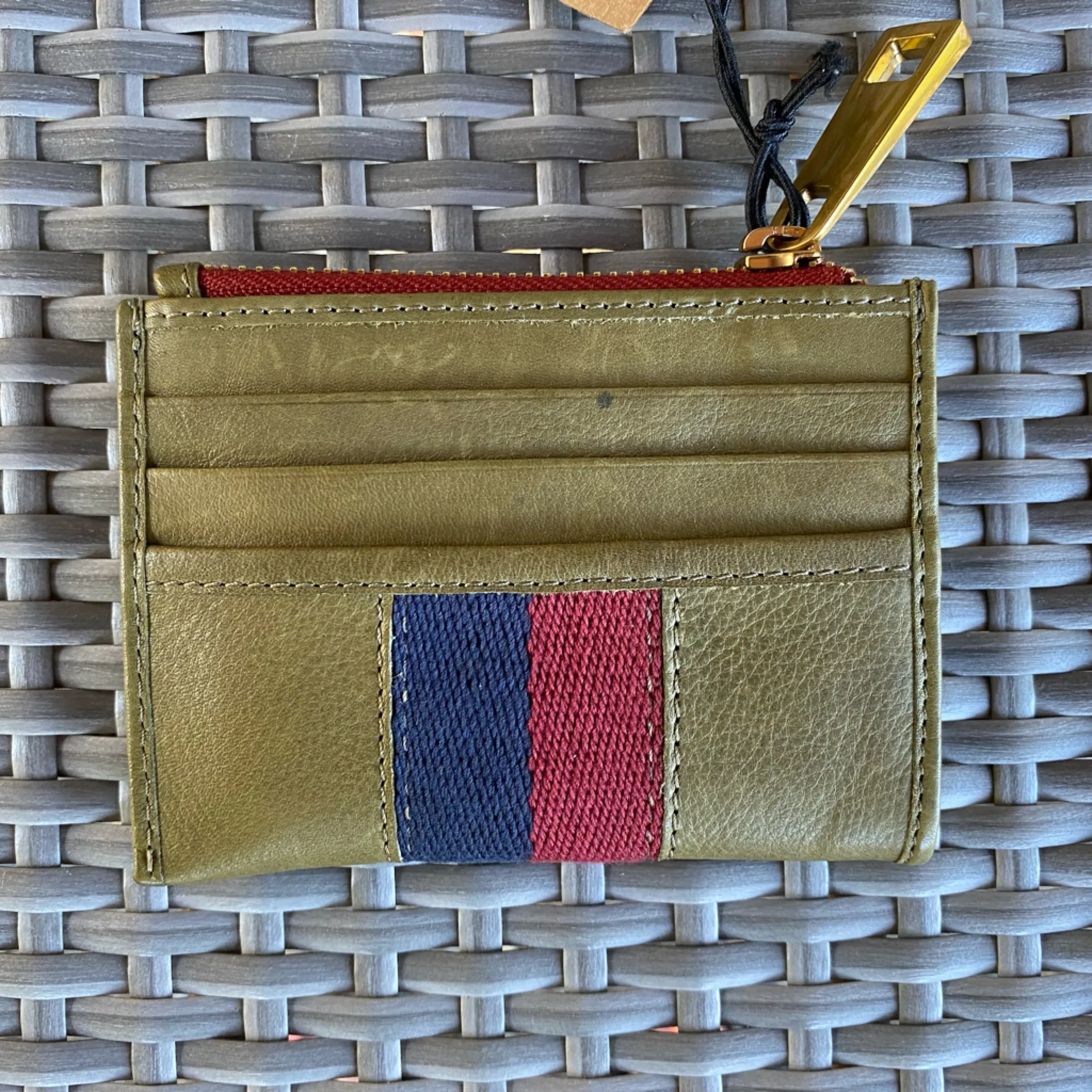 Margot New Emmy Leather Card Holder Green - Image 3