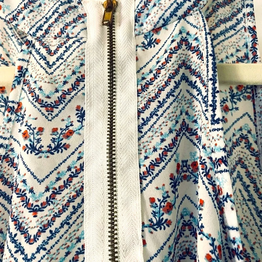 Pink Rose A-Line Top in Elegant Floral - Image 4