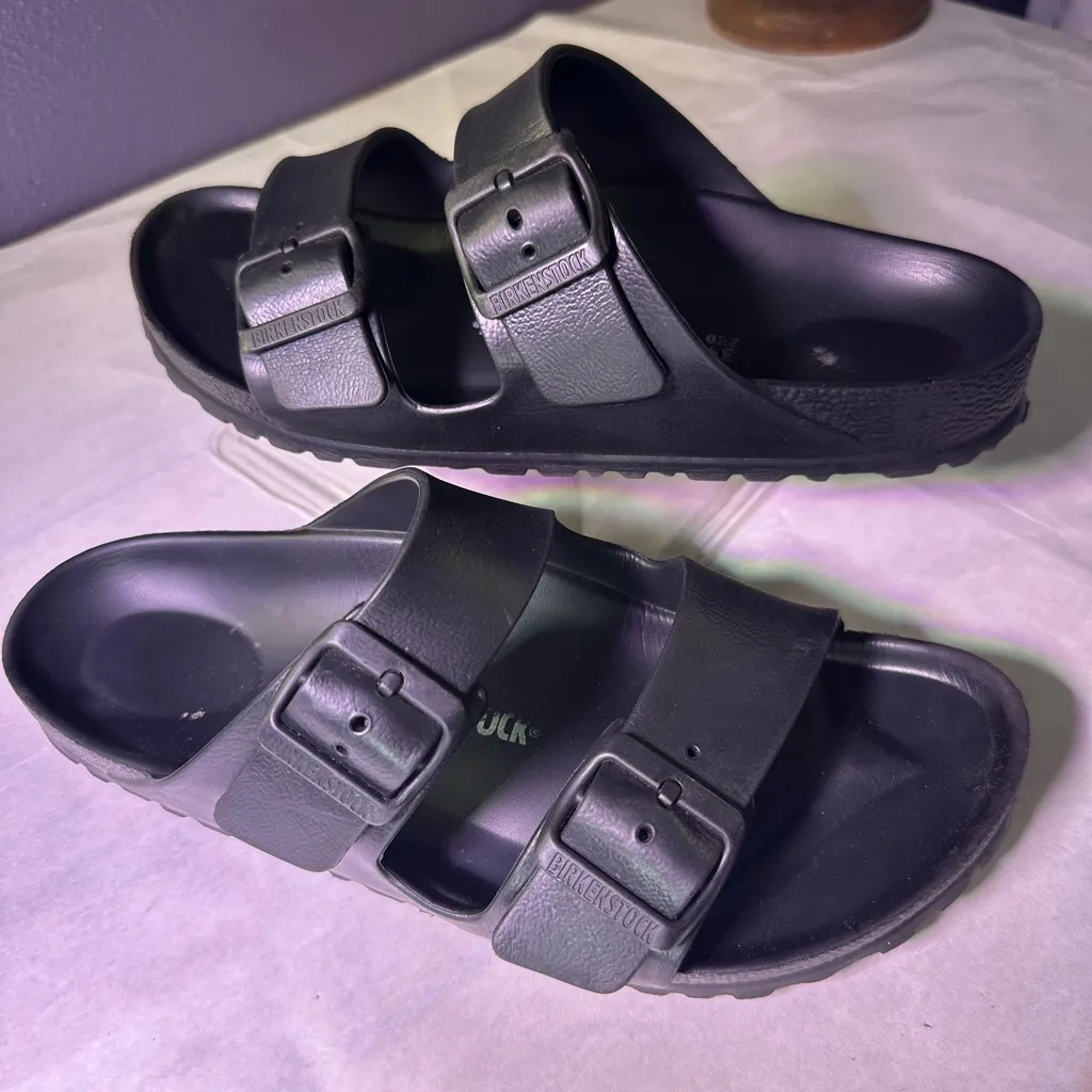 Birkenstock Men's Classic Black Sandals - Image 2