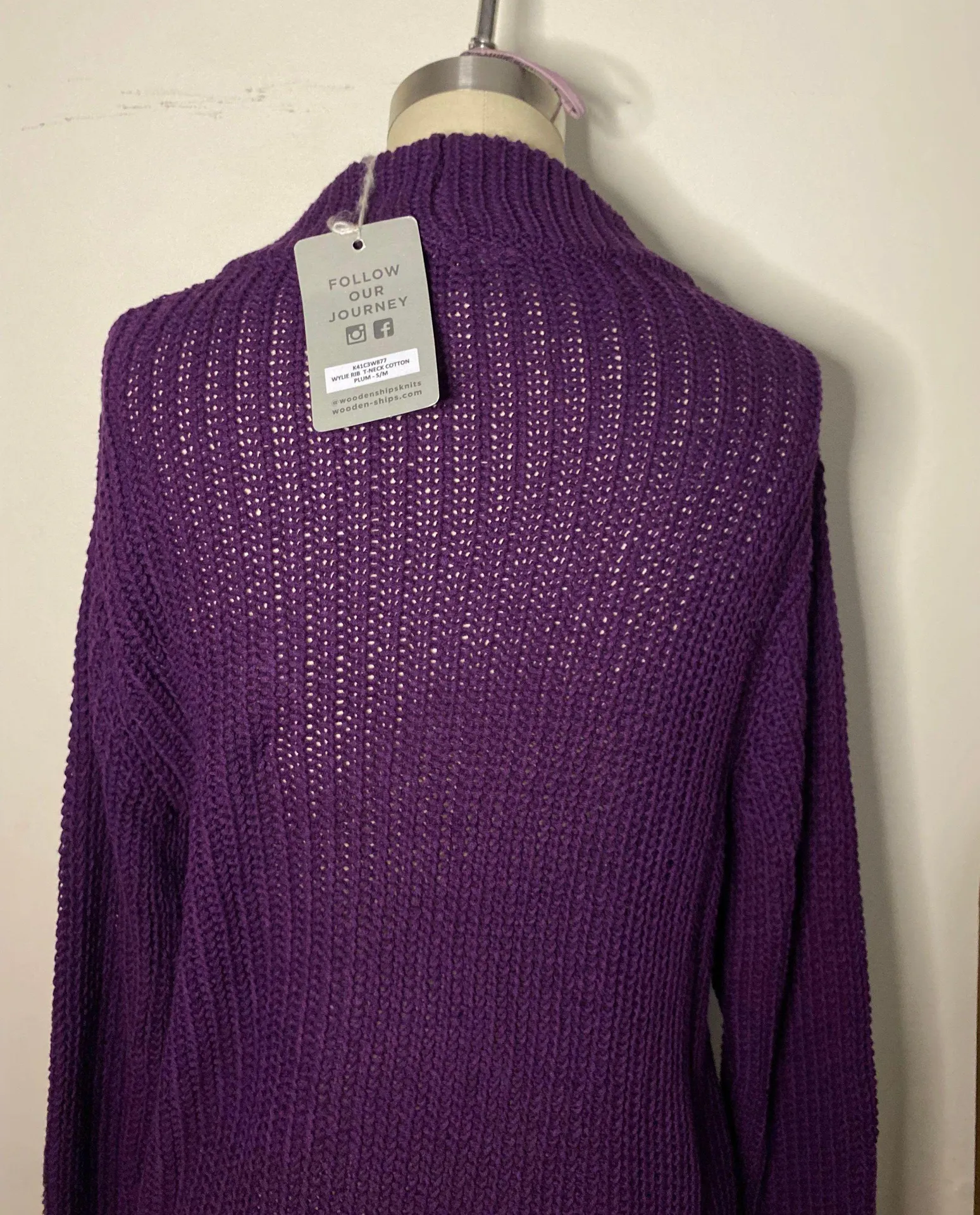 Plum Color Turtle Neck - Image 4