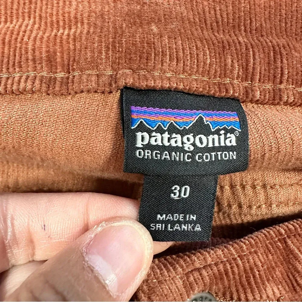 Patagonia Women’s Organic Cotton Fitted Corduroy Pants Low Rise in Sisu Brown 30 - Image 10