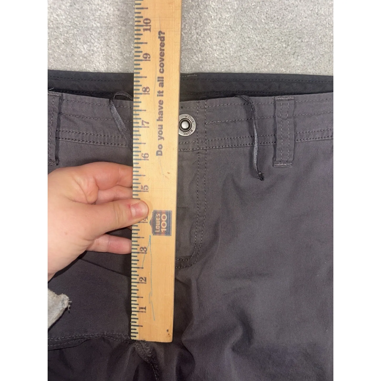 Kuhl Pants Womens 10 Legendary Spire Roll Up Hiking Outdoor Gray - Image 9