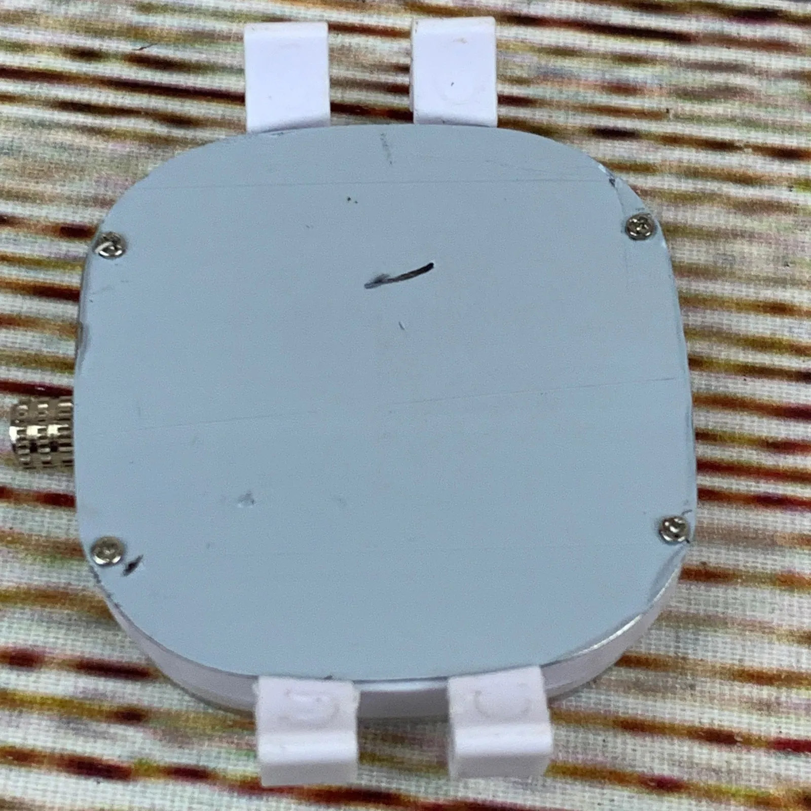 Novelty YFN Watch Purple White‎ Orange Black Statement Square Design UNTESTED - Image 6