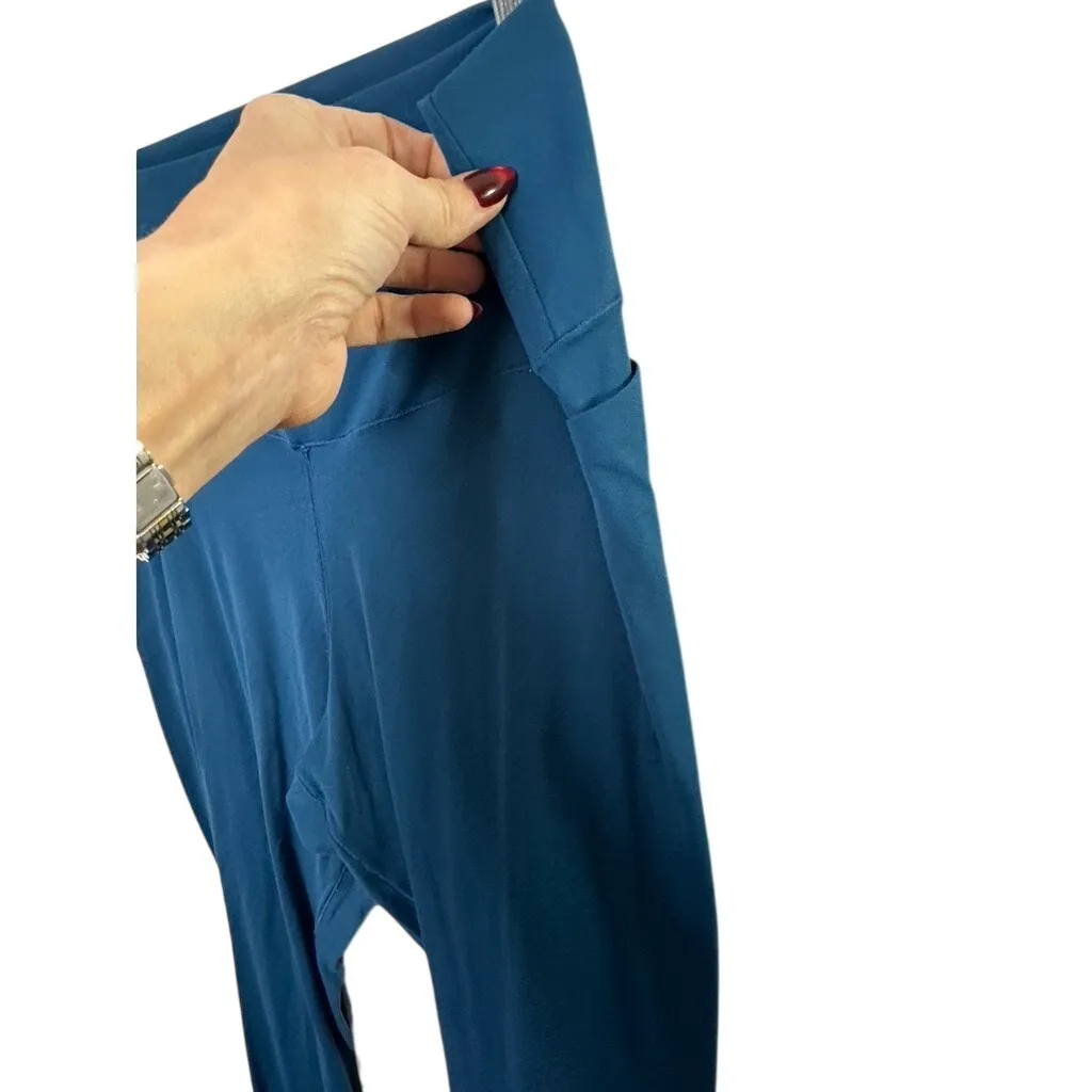 Soma Turquoise 24/7 High-Waist Pocket Leggings Women's Size XL - Image 2