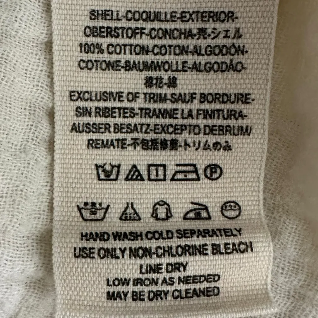 Free People Large Bohemian All About The Feels Gauze Button Down Shirt Ivory - Image 7