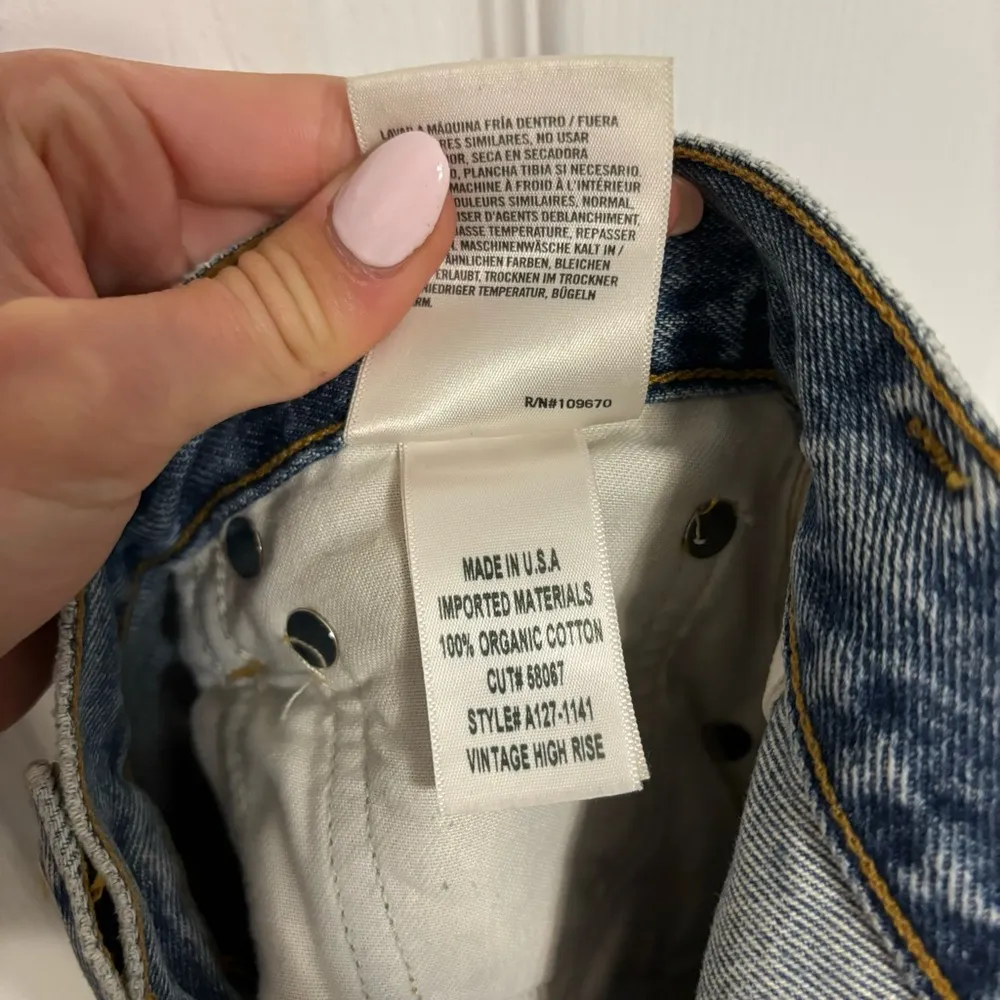 AGOLDE Vintage High Rise Jeans Clamour - Image 9