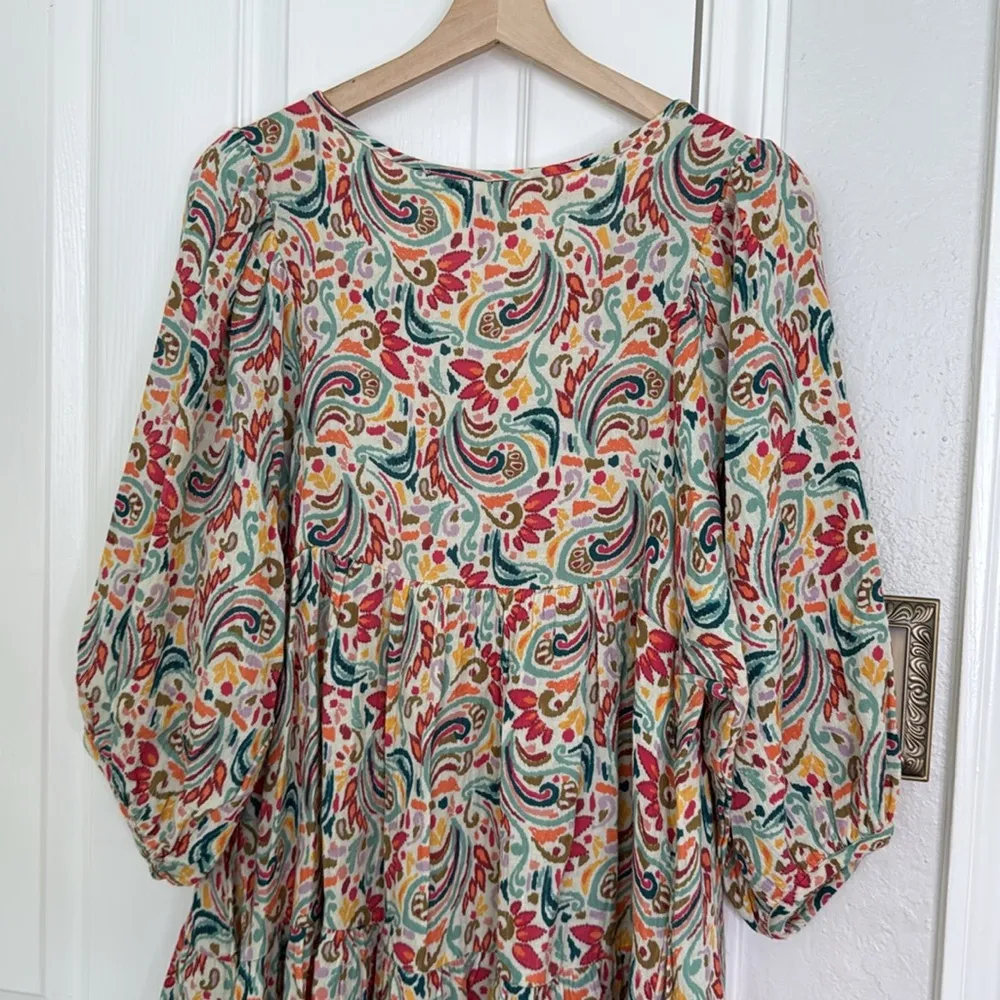 Marine Layer scarlett cotton multicolor dress - Image 8