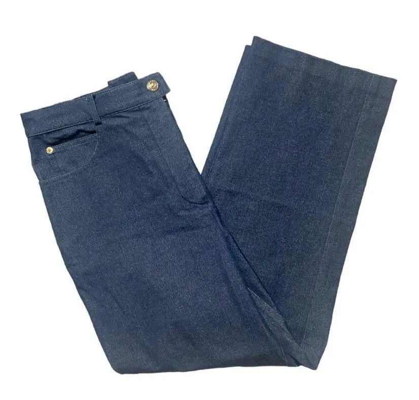 St. John Sport SZ 12 High-Rise Wide Leg Pants - Image 3