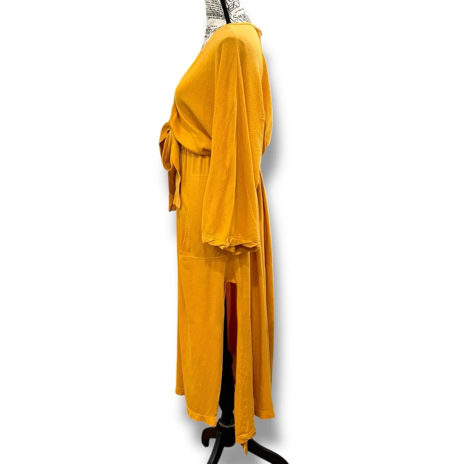 FP Beach Size S M Endless Summer Front Tie Maxi Dress Free People OB1164932 - Image 6