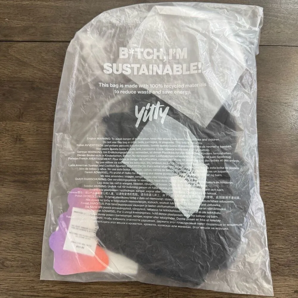 Fabletics Yitty Smoothing Lace Plunge Bralette Black - Image 3