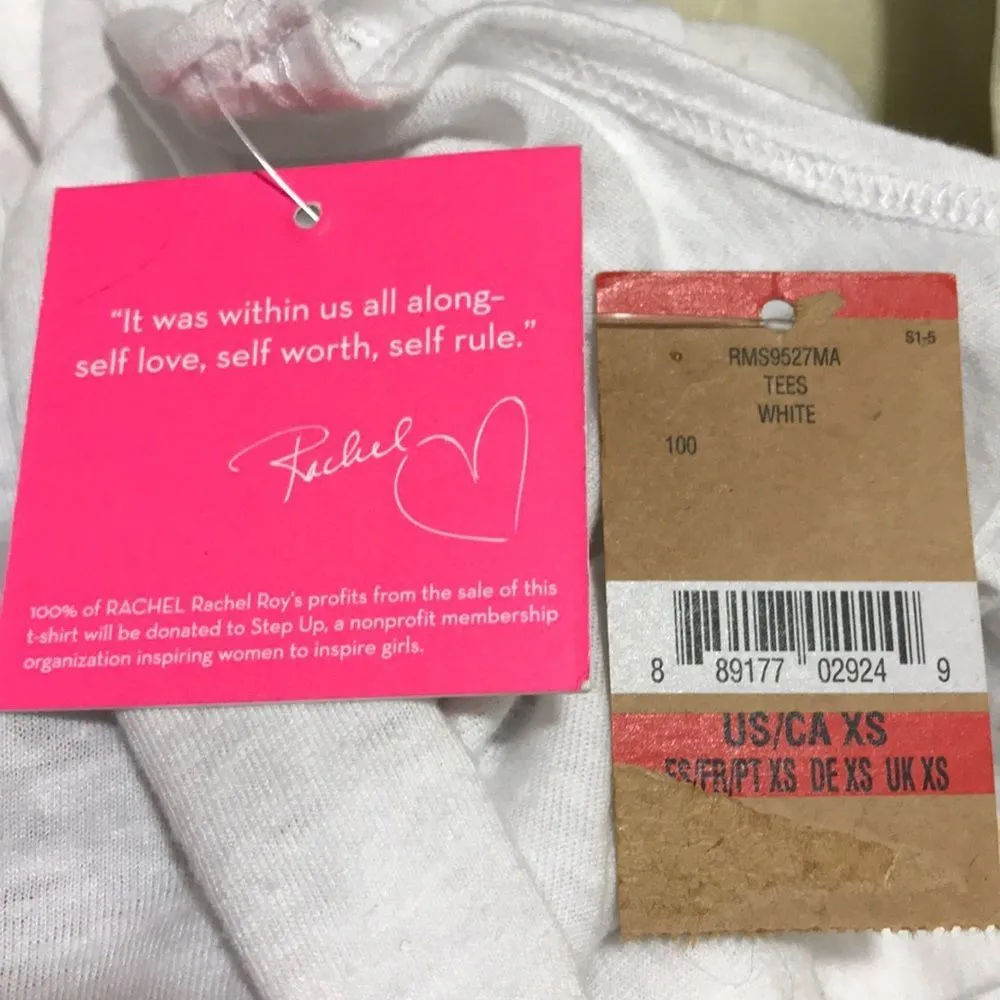 Rachel Roy Self Rule Women’s  White Twisted Back Tank Top Size XS - Image 4