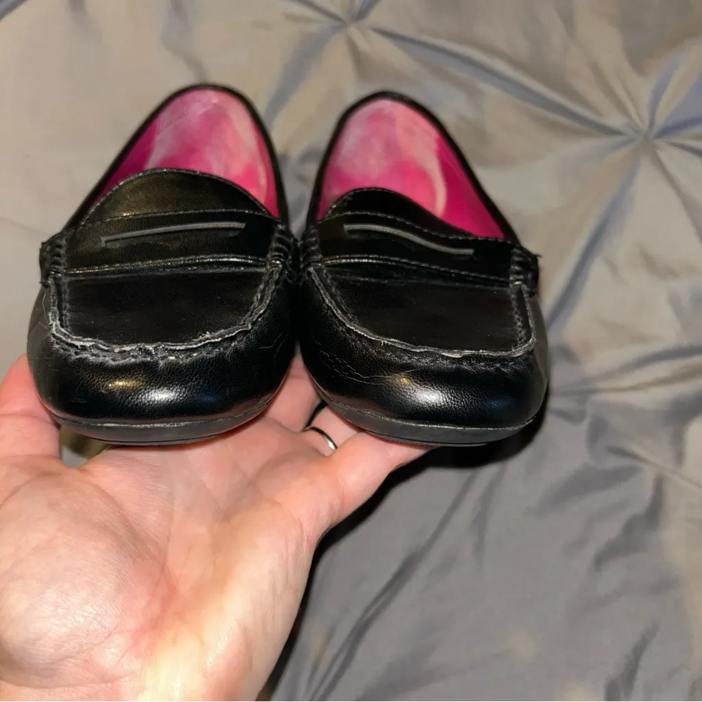 Chaps Shoes Women's Size 8B Black Gerra Flats Slip-on Loafers - Image 10