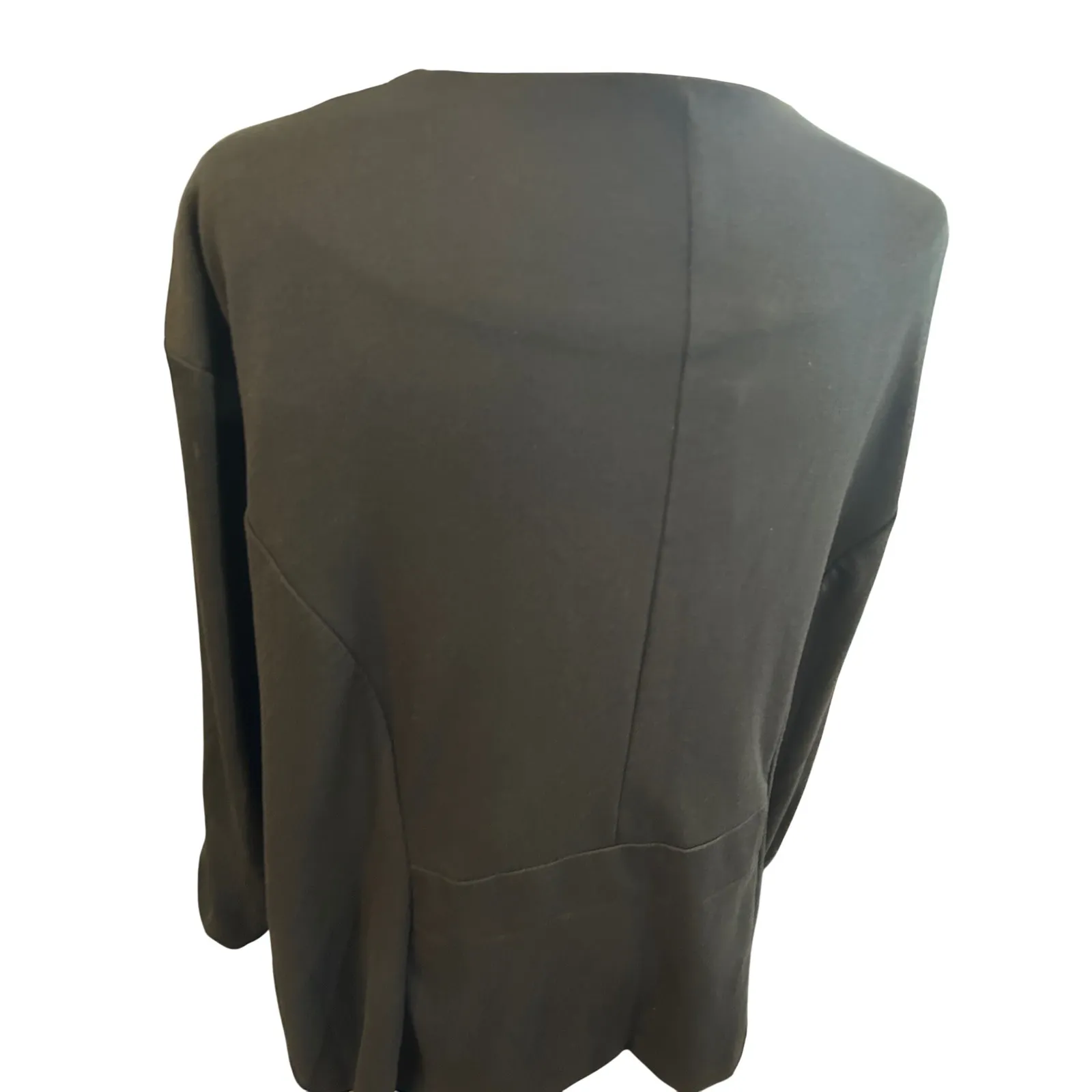 Torrid Women's Size 5 Black Open‎ Front Knit Cardigan Blazer Plus Size - Image 5