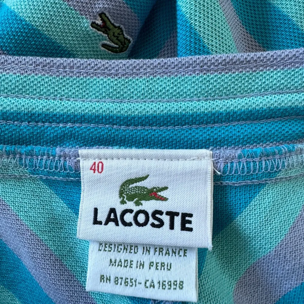 Lacoste  Blue & Purple Striped Mini Skirt - Image 6