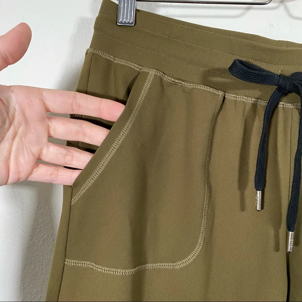 Zyia Unwind Jogger Pant in Olive Green Women's Size Medium - Image 7