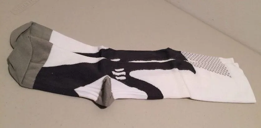 White Compression Socks, L/XL - Image 2