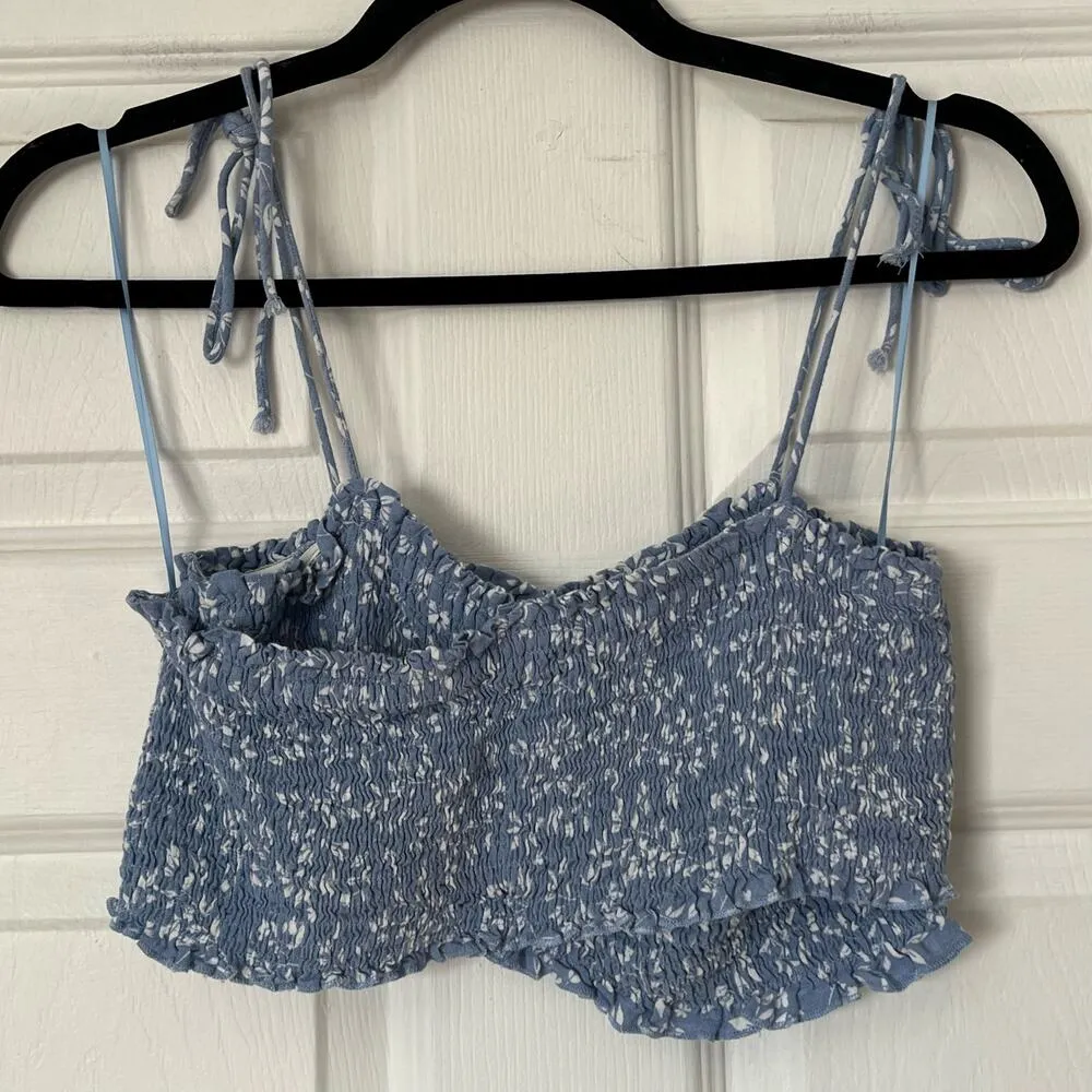 Endless Blu Ruched Bandeau Top - Image 4