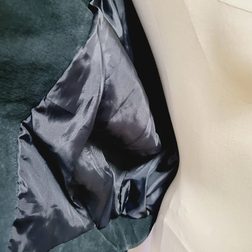 Leather Zone fringed leather jacket size small - Image 8