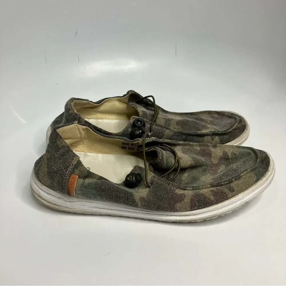 Corky’s kayak camouflage‎ canvas loafers size 9 Green - Image 2