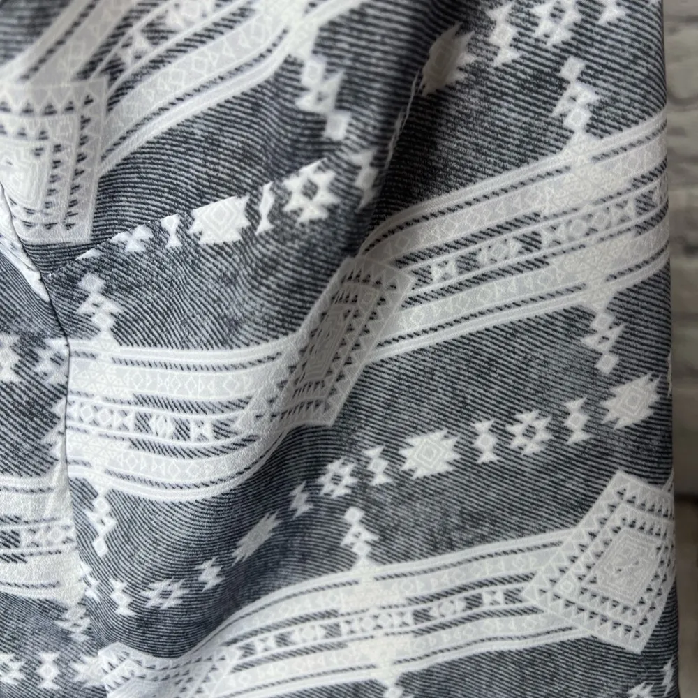 Bejewel geometric print top Gray Size L - Image 2