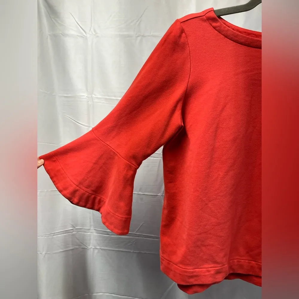 Tommy‎ Bahama Sea Glass Bell Sleeve Crew Neck Sweatshirt Womens size XS - Image 3