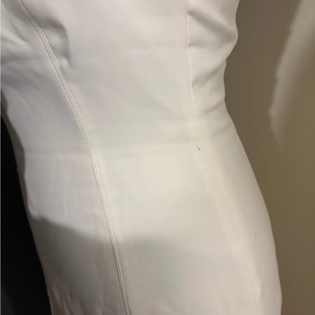 💜 Meshki White Strapless Sheath Mini Dress 💚 - Image 4