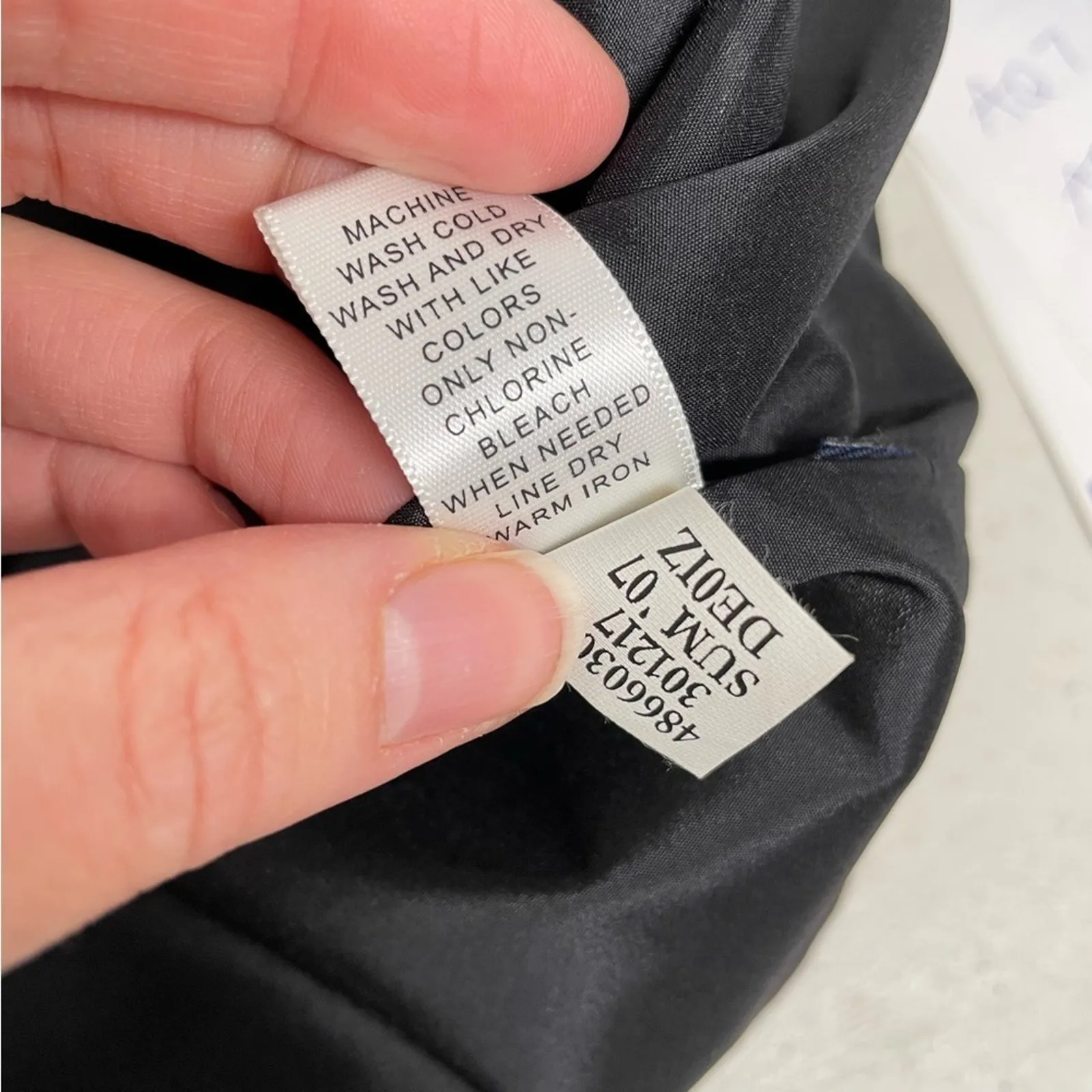 Banana Republic Black Linen Pencil Skirt Womens 8 Dark Academia Preppy Straight - Image 6