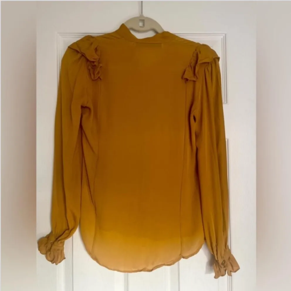 XS Stoned Immaculate Brigitte Long Sleeve Mock Neck Button - Image 2