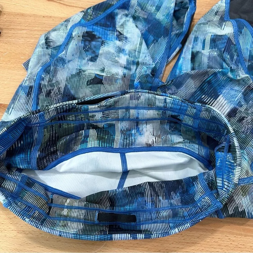 Lululemon  On Pace Crop 21" Sun Dazed Multi Blue size 6 - Image 9