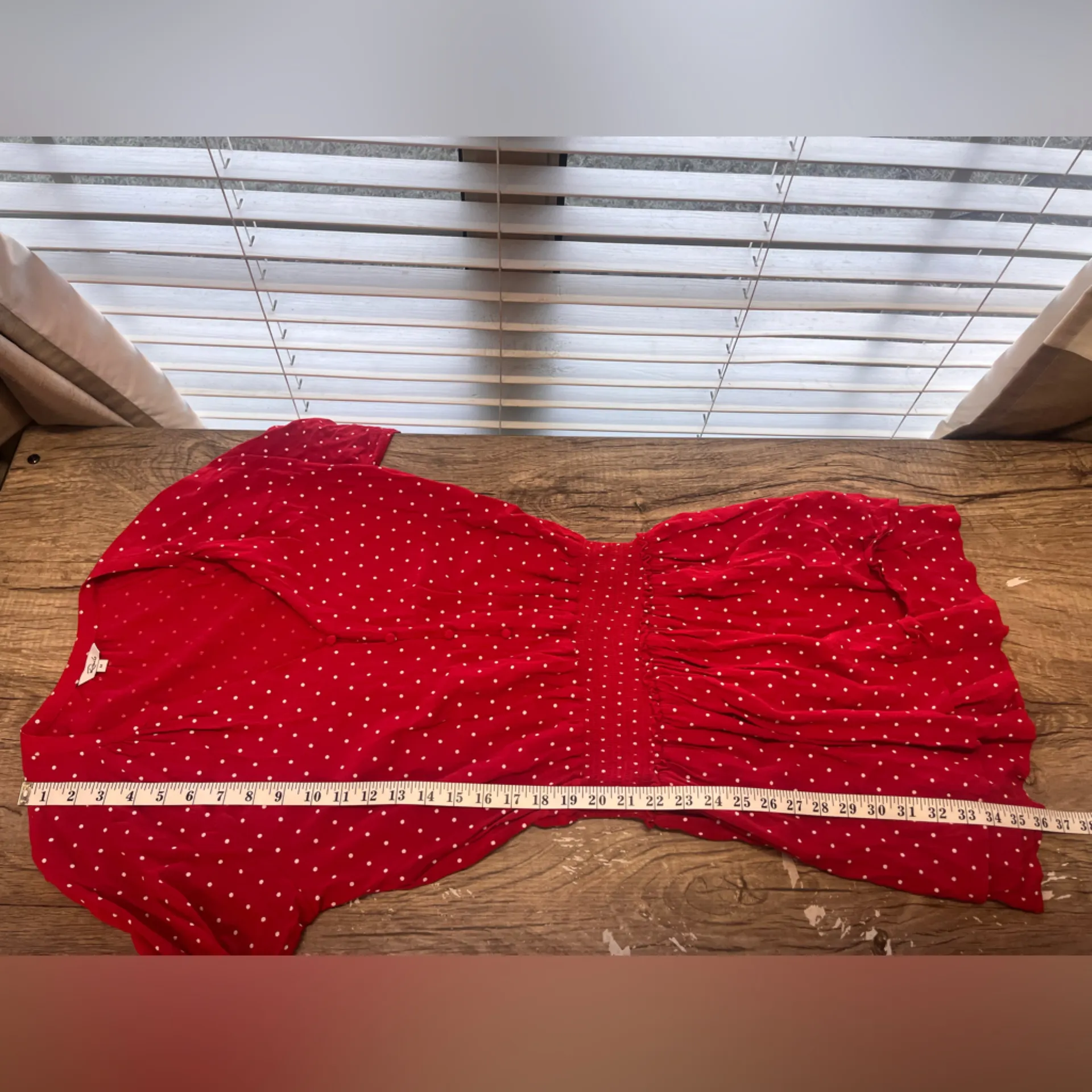 RAILS
Red and white polka dot Jasmine Print‎ Dress size medium - Image 6